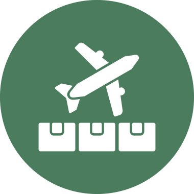 Uçuş uçağı. Basit resimleme