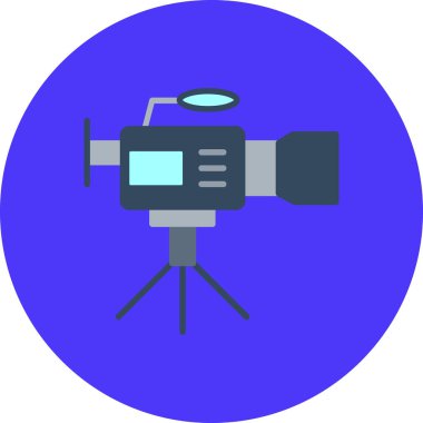 video. Web simgesi basit illüstrasyon