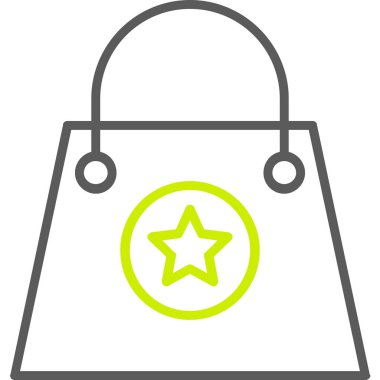 Alışveriş çantası. Basit tasarım