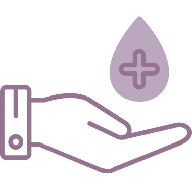 Kan bağışı ikonu vektör illüstrasyonu