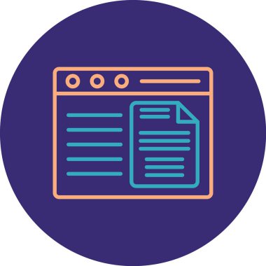 seo modern simgesinin vektör illüstrasyonu