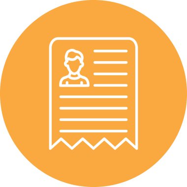 Dosya simgesinin vektör illüstrasyonu