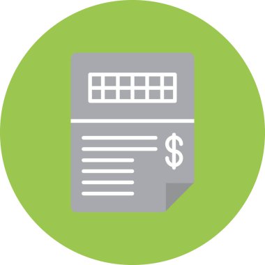 Dolar. Web simgesi basit tasarım