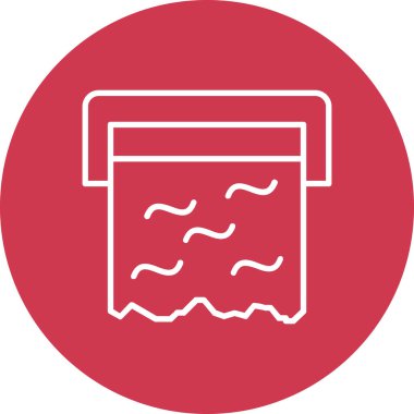 Modern b 'nin vektör illüstrasyonunda su ikonu yok