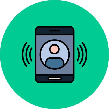 Çağrı merkezi ikon vektör illüstrasyonu