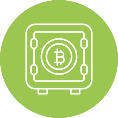 Modern b 'nin vektör illüstrasyonu simgesinden yoksun bitcoin