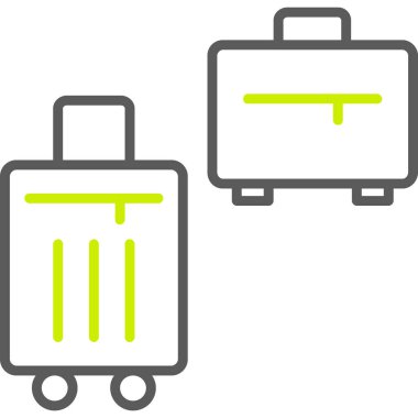 Bagaj simge vektör çizim