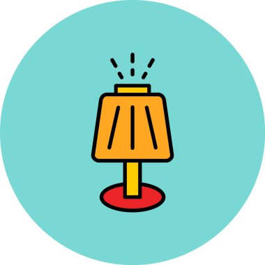 Lamba. Web simgesi basit illüstrasyon