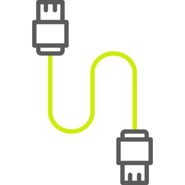 kablo simge vektör çizim