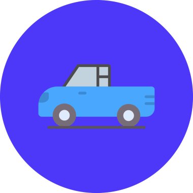 Otomobil. Basit illüstrasyon