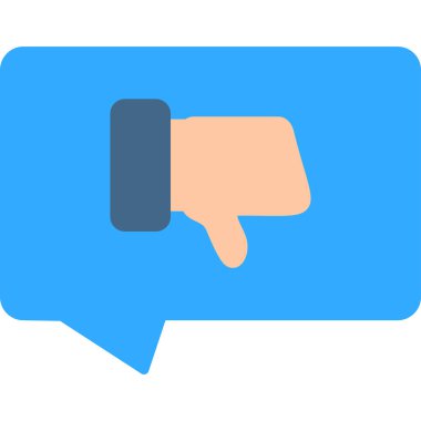 Sohbet kabarcığı vektör illüstrasyonu