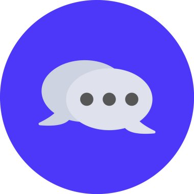 Konuşma baloncukları ikon vektör çizimi