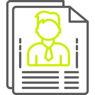 İş adamının vektör illüstrasyonu