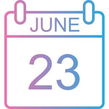 takvim çizgisi tasarım ikonu vektör arkaplanı