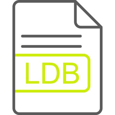 dosya biçimi simgesi, vektör illüstrasyonu