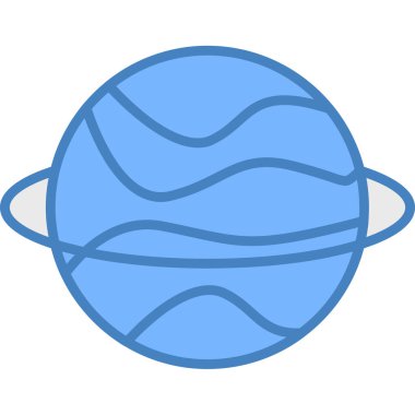 Dünya gezegeni ikonu. Beyaz arkaplanda izole edilmiş web tasarımı için ana gezegen vektör simgesi