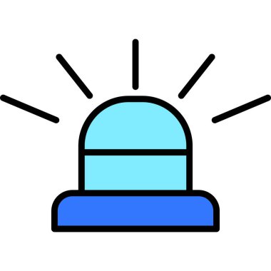 Bir ampulün vektör illüstrasyonu