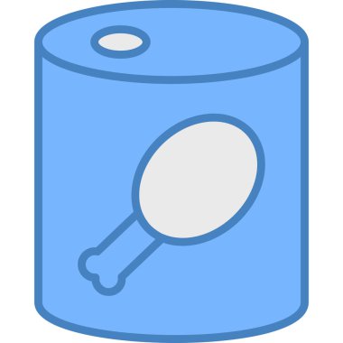 Yiyecek depolama için vektör illüstrasyonu