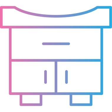 Modern b 'nin vektör illüstrasyonu eksik simgesi