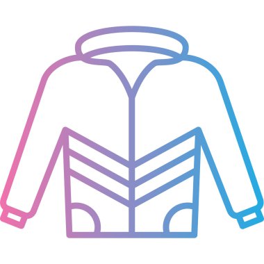 Ceket simge vektör çizim