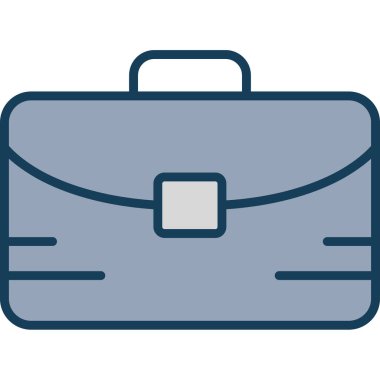 evrak çantası simgesi, vektör illüstrasyonu