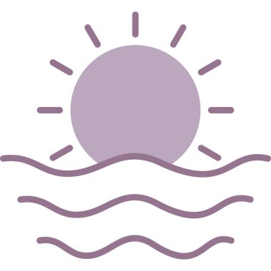 Güneş Simgesi Vektör illüstrasyonu