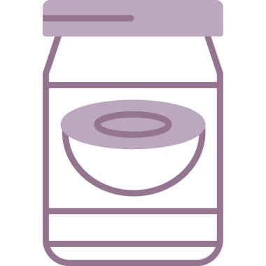 Kavanoz ikonu vektör illüstrasyonu