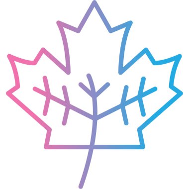 Yaprak ağ simgesi basit tasarım