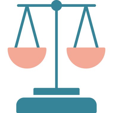 Ölçek dengesi simgesini - dış hat biçiminde dengele