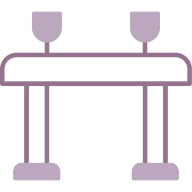 tablo simgesi vektör illüstrasyonu