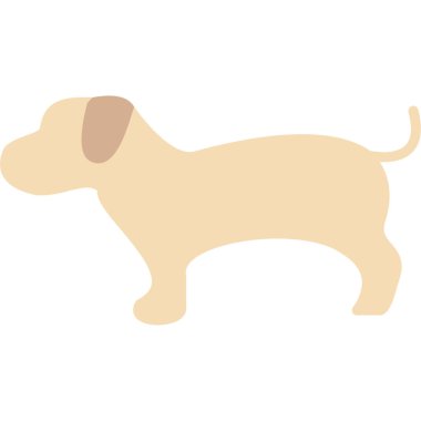 köpek simgesi vektör illüstrasyonu