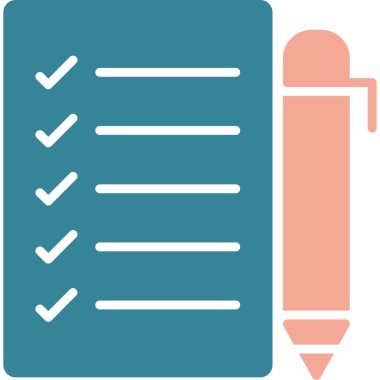 Pano kontrol listesi simge vektör illüstrasyon tasarımı