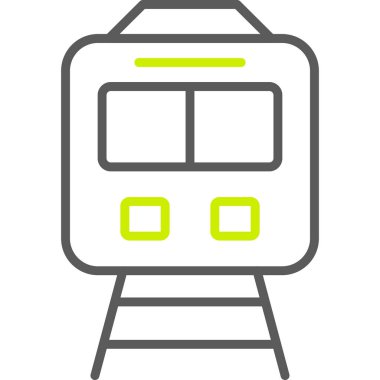 tren vektör simgesi modern basit tasarım illüstrasyonu