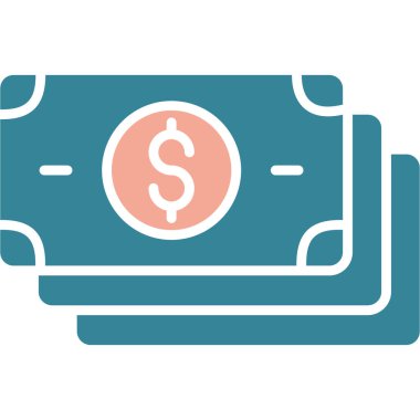 para vektörü düz renk simgesi