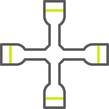 Projeniz için vektör çapraz simgesi