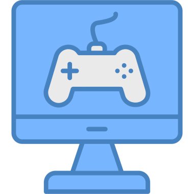 video. Web simgesi basit illüstrasyon