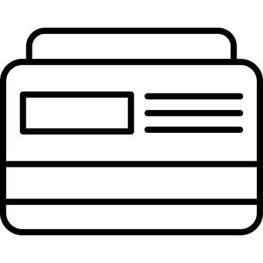 Kredi kartı vektör çizimi