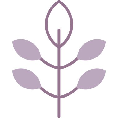 Bitki vektör simge yaprakları