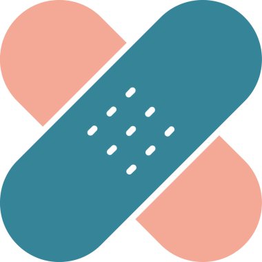 Tıbbi bir simgenin vektör illüstrasyonu