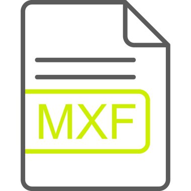 dosya biçimi simgesi, vektör illüstrasyonu