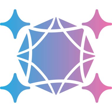 Elmas mücevher vektör simgesi