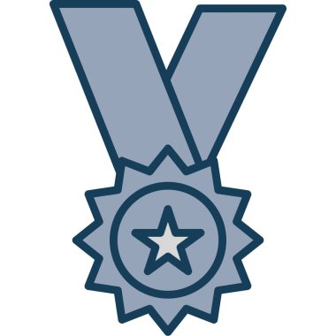 Madalya. Web simgesi basit tasarım