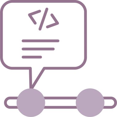 Web programlama kodlama simgesi