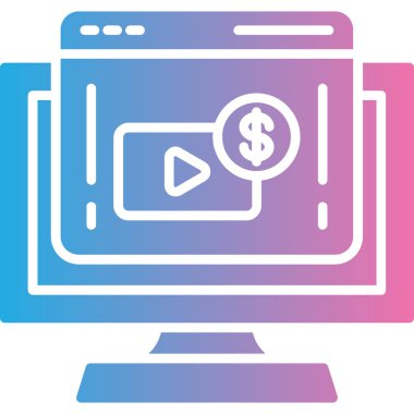 İnternetten alışveriş. Basit resimleme