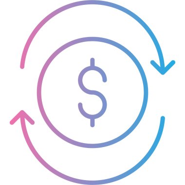 Para dolar para simgesi - taslak biçimi