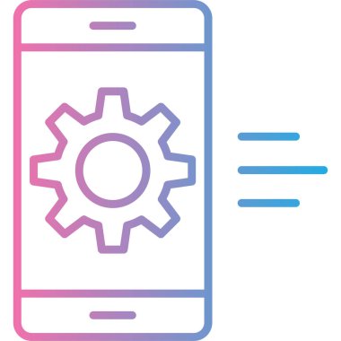 mobil simge vektör illüstrasyonu