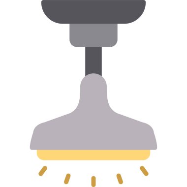 hafif lamba simgesi, düz stil