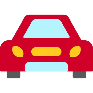 araba simgesi vektör illüstrasyonu