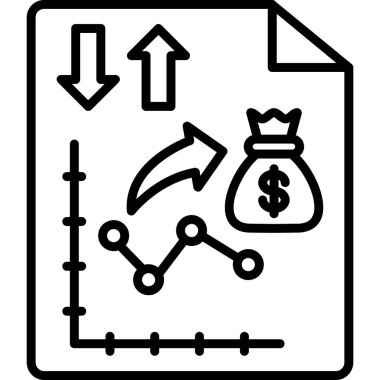 iş stratejisi simgesi, vektör illüstrasyonu
