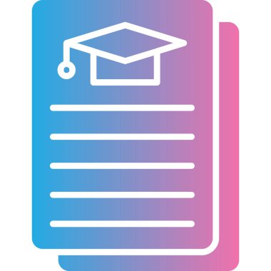 Eğitim simgesinin vektör illüstrasyonu